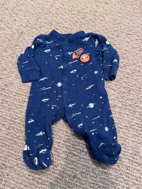 ☀️Carter’s Space Footie Pajamas – 3 Months 🚀